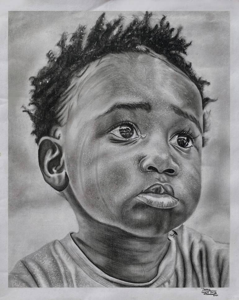 Window to the Soul Drawing by John Olorunfemi | Saatchi Art