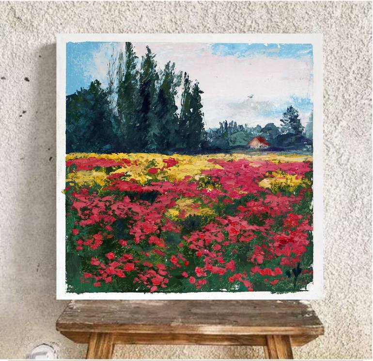 Original Fine Art Landscape Painting by Olga Fedorova