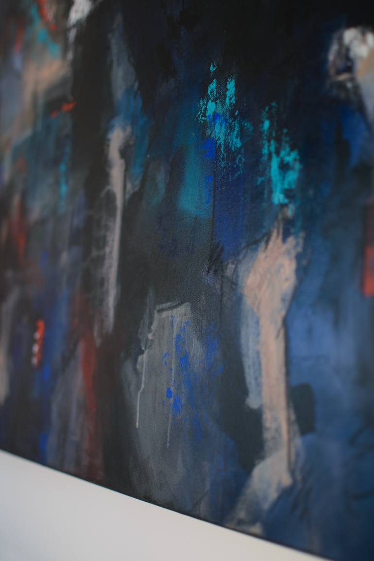 Original Abstract Expressionism Abstract Painting by Elli Wahl