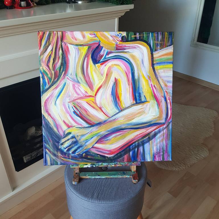 Original Love Painting by Viktoria Radchenko