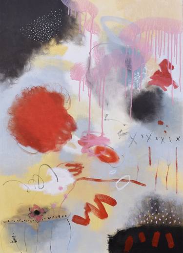 Print of Abstract Expressionism Abstract Paintings by Misako Chida