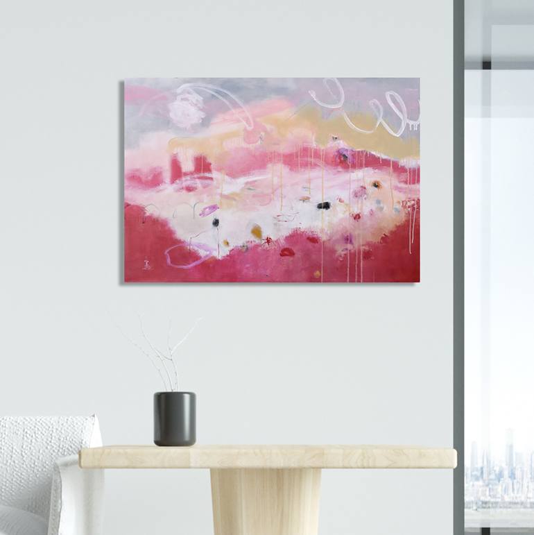 Original Abstract Painting by Misako Chida