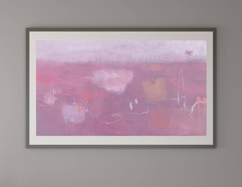 Original Abstract Expressionism Abstract Painting by Misako Chida