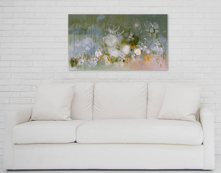 Original Abstract Expressionism Abstract Painting by Misako Chida