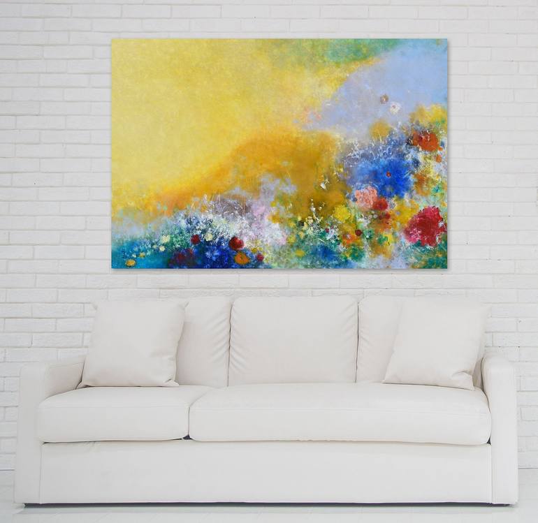 Original Abstract Painting by Misako Chida