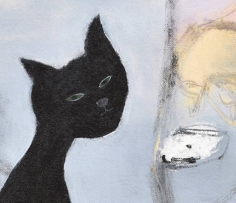 Original Abstract Expressionism Abstract Painting by Misako Chida