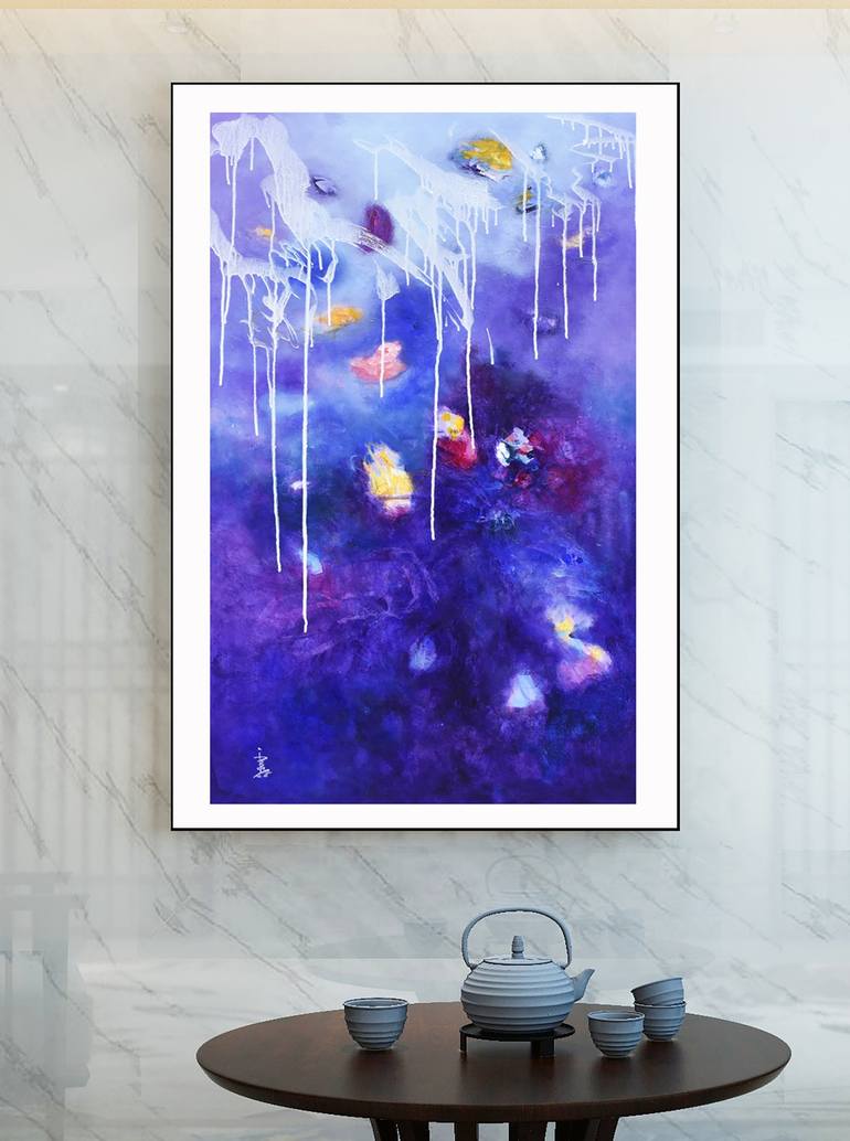 Original Abstract Painting by Misako Chida