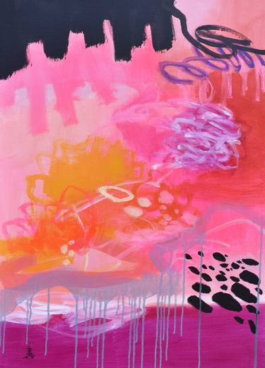 Print of Abstract Expressionism Abstract Paintings by Misako Chida