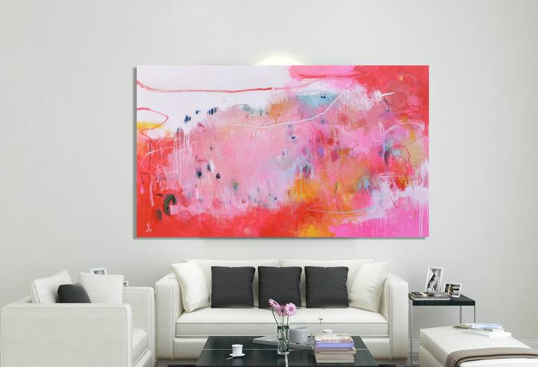 Original Abstract Painting by Misako Chida