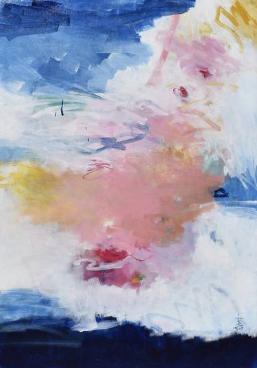 Original Abstract Expressionism Abstract Paintings by Misako Chida