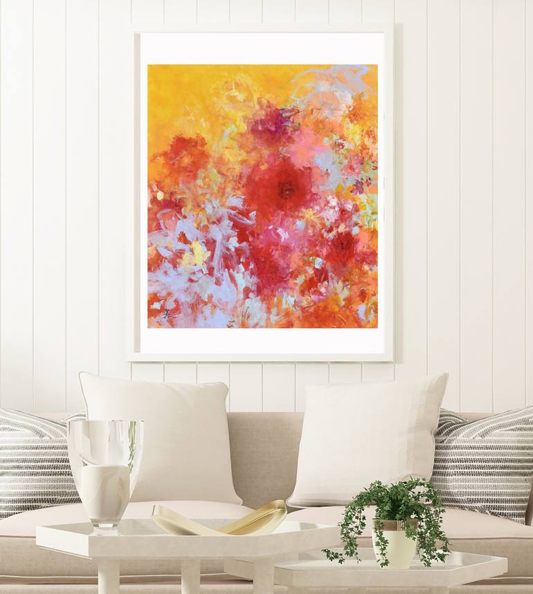 Original Abstract Painting by Misako Chida