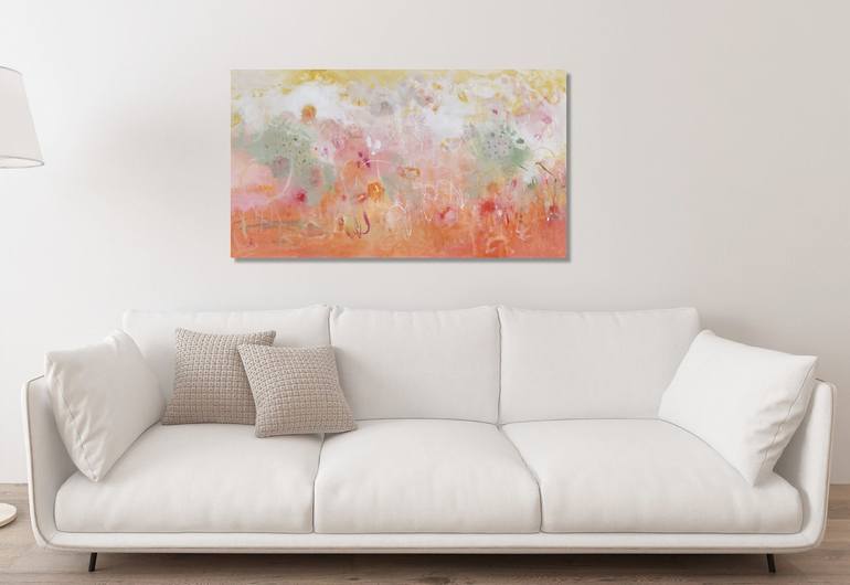 Original Abstract Expressionism Abstract Painting by Misako Chida