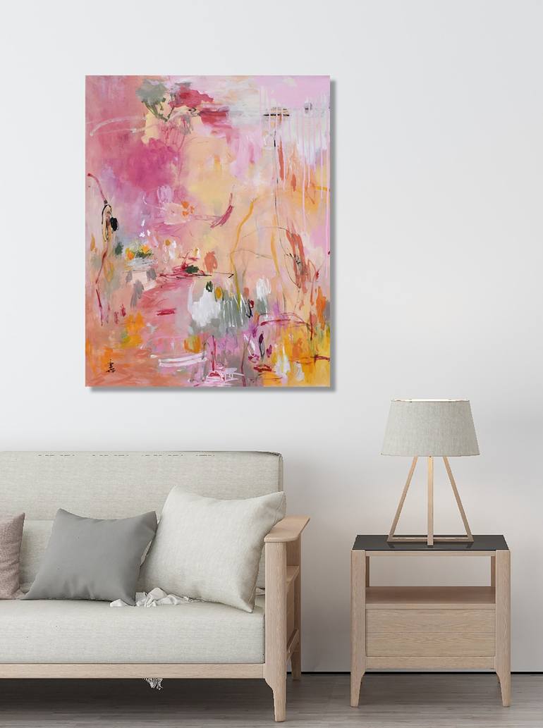 Original Abstract Painting by Misako Chida