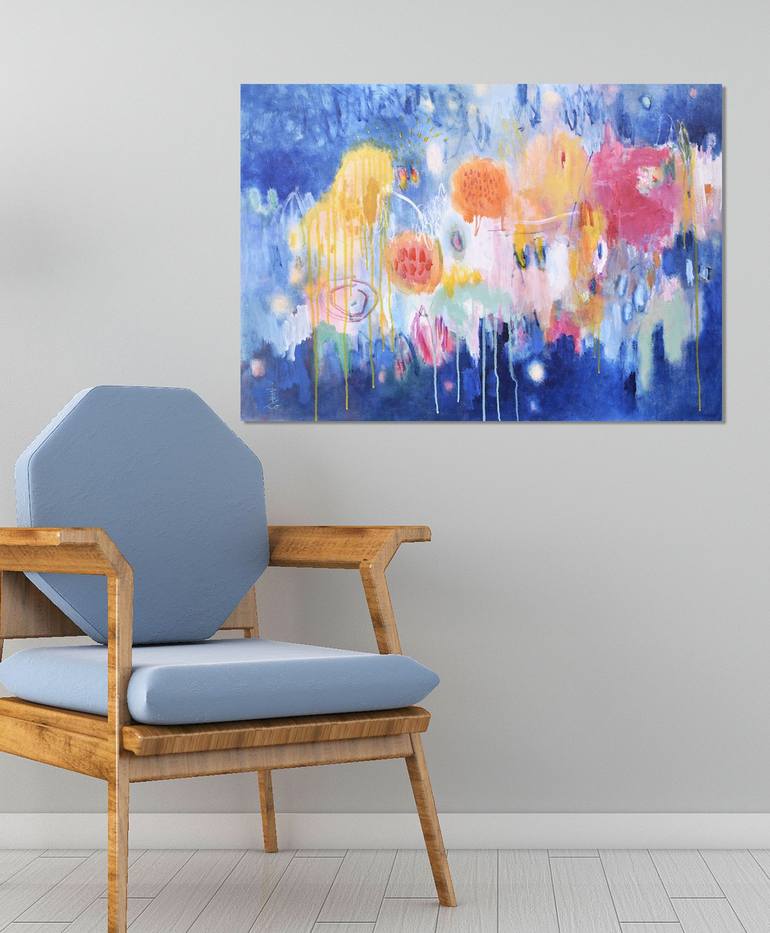 Original Abstract Painting by Misako Chida