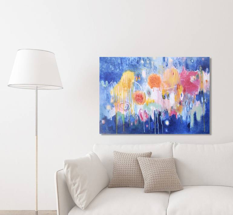 Original Abstract Painting by Misako Chida