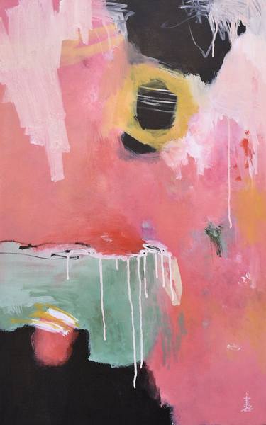 Original Abstract Expressionism Abstract Paintings by Misako Chida