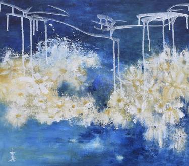 Original Abstract Expressionism Abstract Paintings by Misako Chida