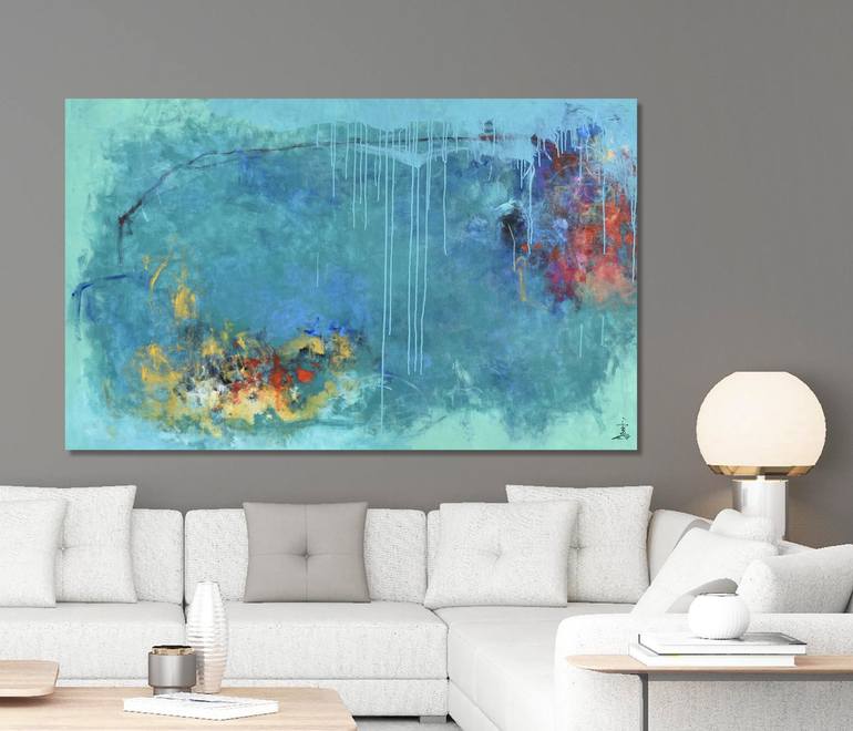 Original Abstract Painting by Misako Chida