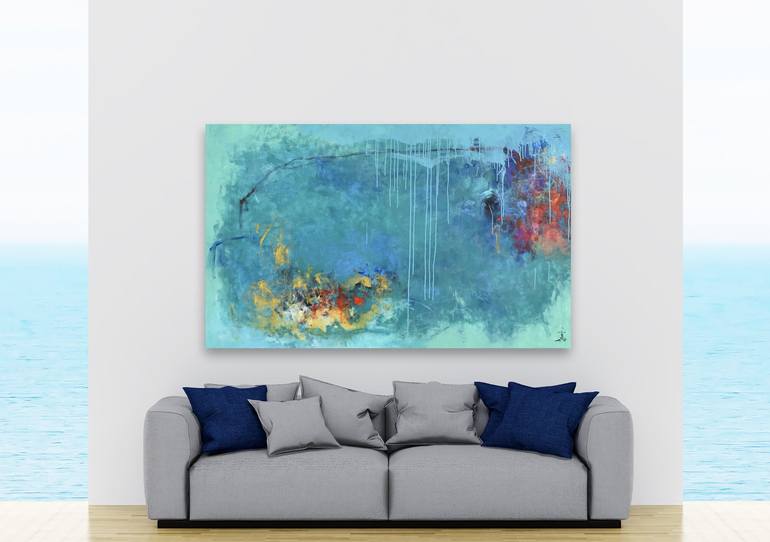 Original Abstract Painting by Misako Chida