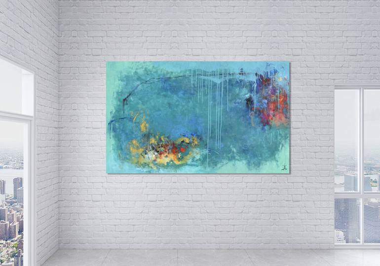 Original Abstract Painting by Misako Chida