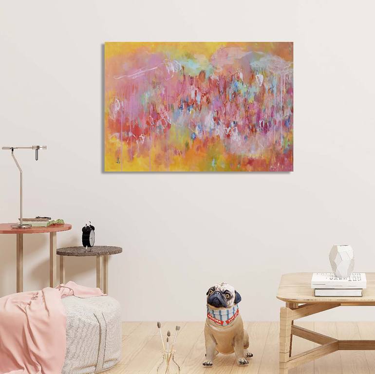 Original Abstract Painting by Misako Chida