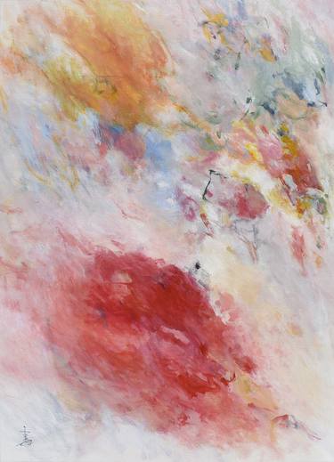 Original Abstract Expressionism Abstract Paintings by Misako Chida