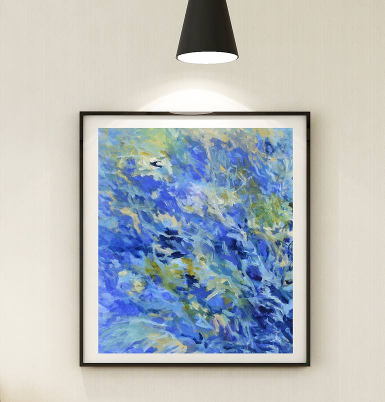 Original Abstract Expressionism Abstract Painting by Misako Chida