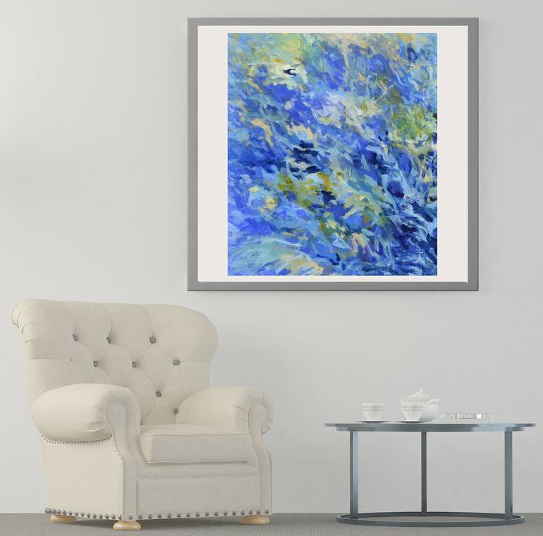 Original Abstract Expressionism Abstract Painting by Misako Chida