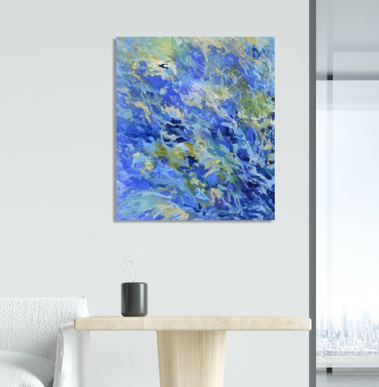 Original Abstract Expressionism Abstract Painting by Misako Chida