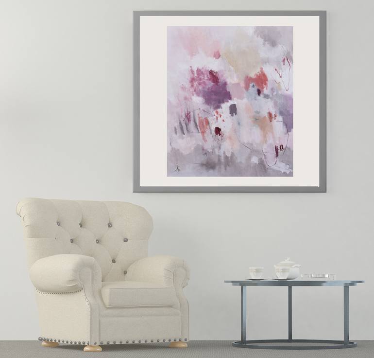 Original Abstract Expressionism Abstract Painting by Misako Chida