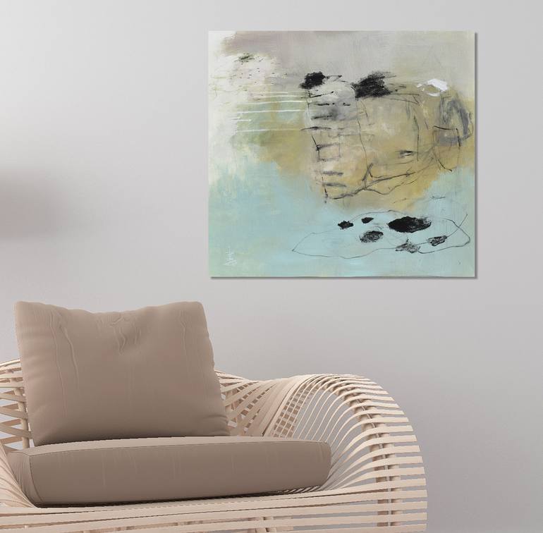 Original Abstract Expressionism Abstract Painting by Misako Chida