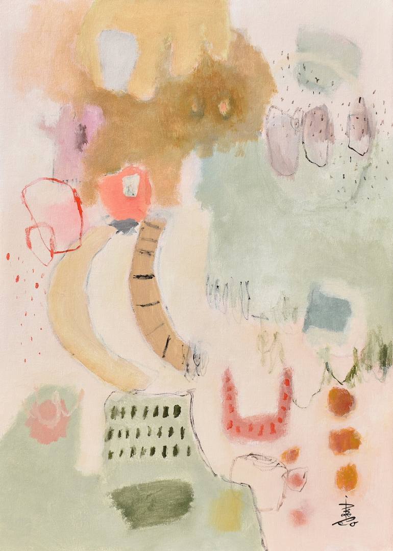 Print of Abstract Expressionism Abstract Paintings by Misako Chida