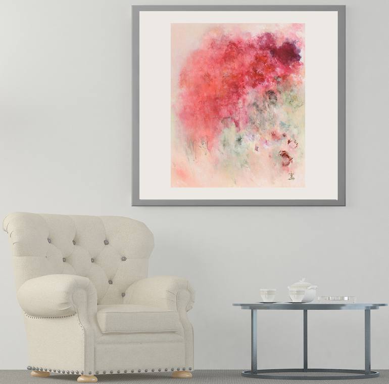 Original Abstract Expressionism Abstract Painting by Misako Chida
