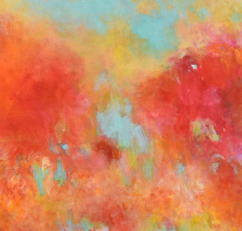 Original Abstract Expressionism Abstract Painting by Misako Chida