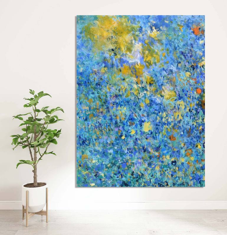 Original Abstract Painting by Misako Chida