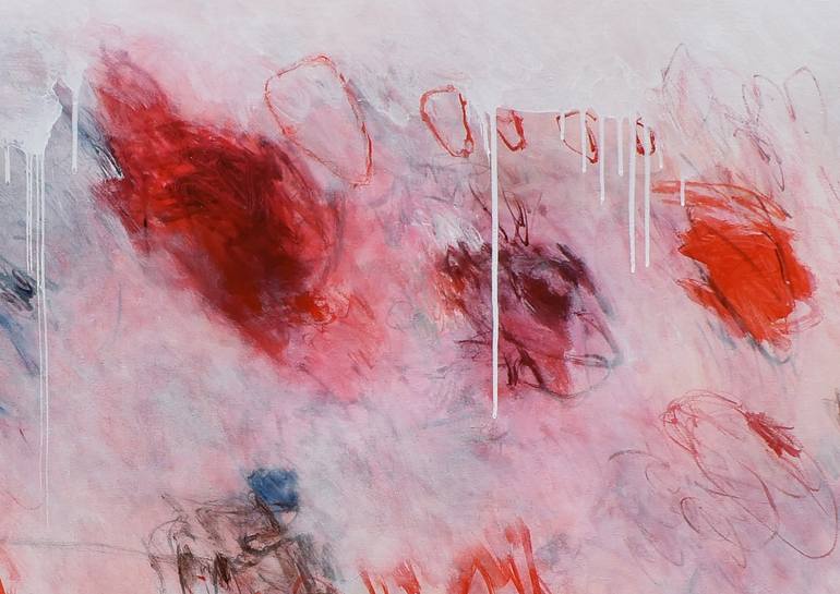 Original Abstract Expressionism Abstract Painting by Misako Chida