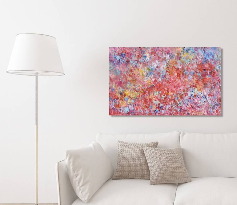 Original Abstract Expressionism Abstract Painting by Misako Chida