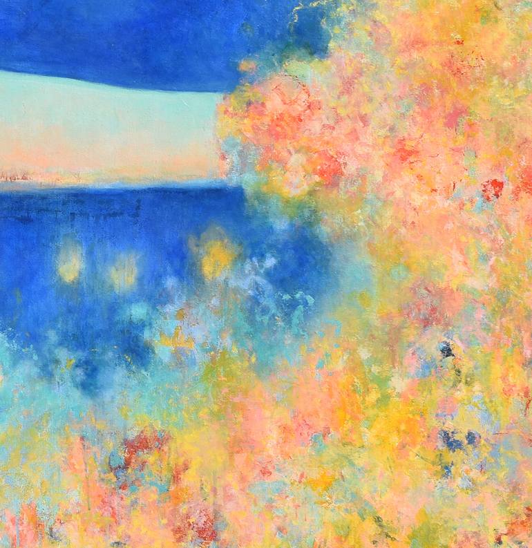 Original Abstract Expressionism Abstract Painting by Misako Chida