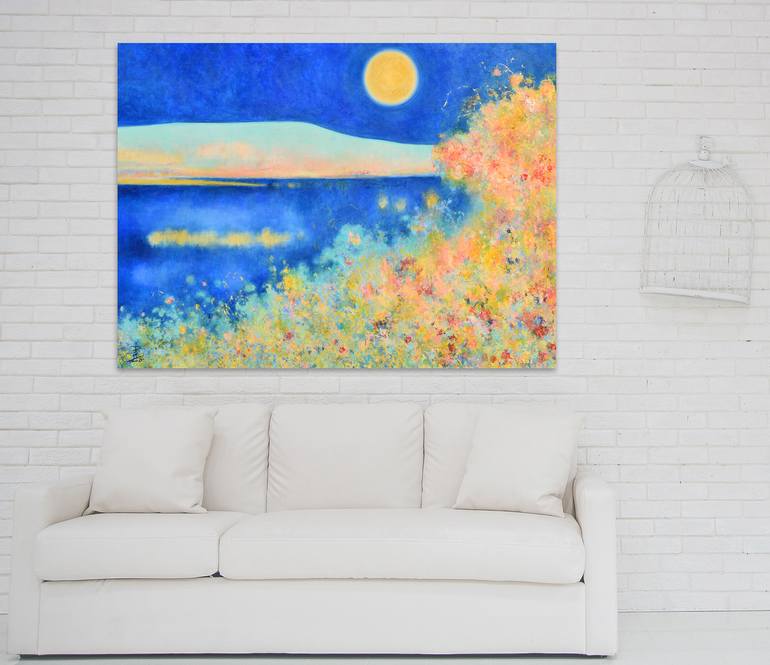 Original Abstract Expressionism Abstract Painting by Misako Chida