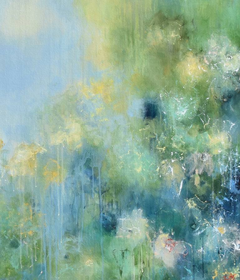 Original Abstract Expressionism Abstract Painting by Misako Chida