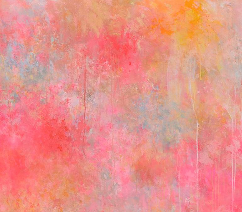 Original Abstract Expressionism Abstract Painting by Misako Chida