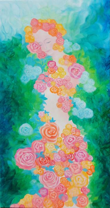 Print of Floral Paintings by Misako Chida