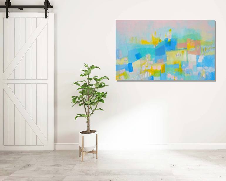 Original Abstract Painting by Misako Chida