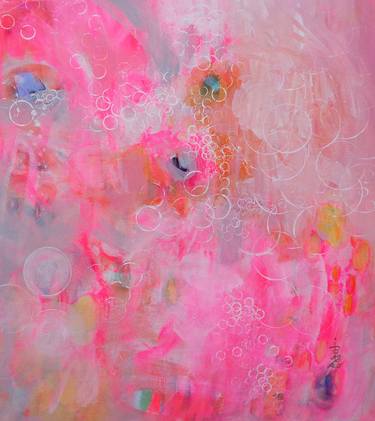 Original Abstract Expressionism Abstract Paintings by Misako Chida