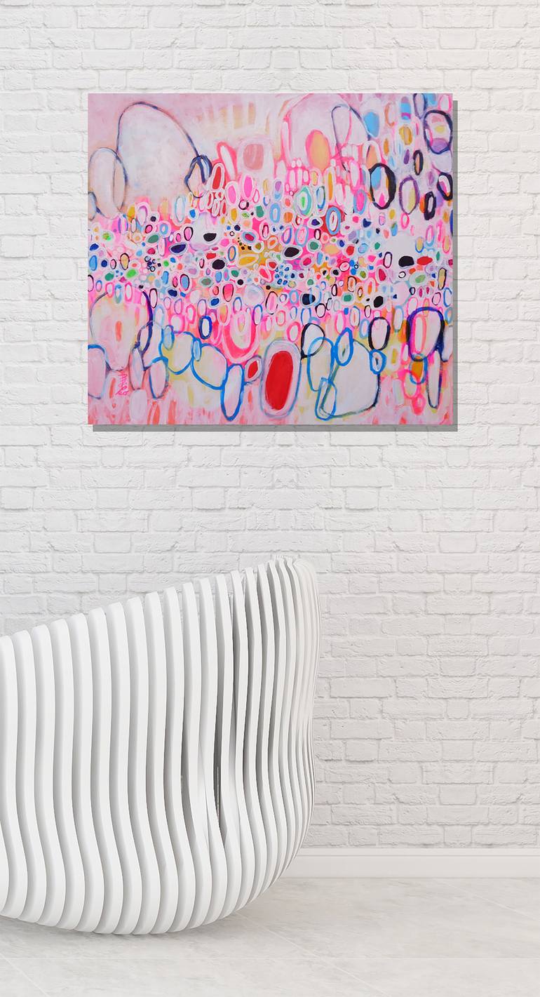 Original Abstract Painting by Misako Chida