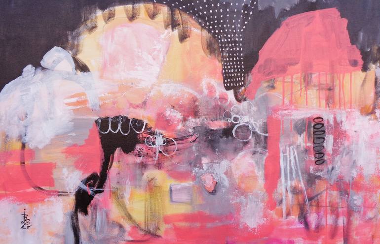 Print of Abstract Expressionism Abstract Paintings by Misako Chida