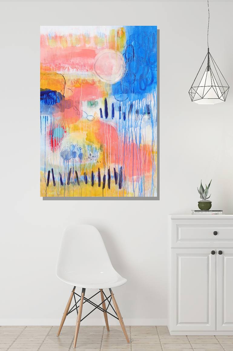 Original Abstract Painting by Misako Chida