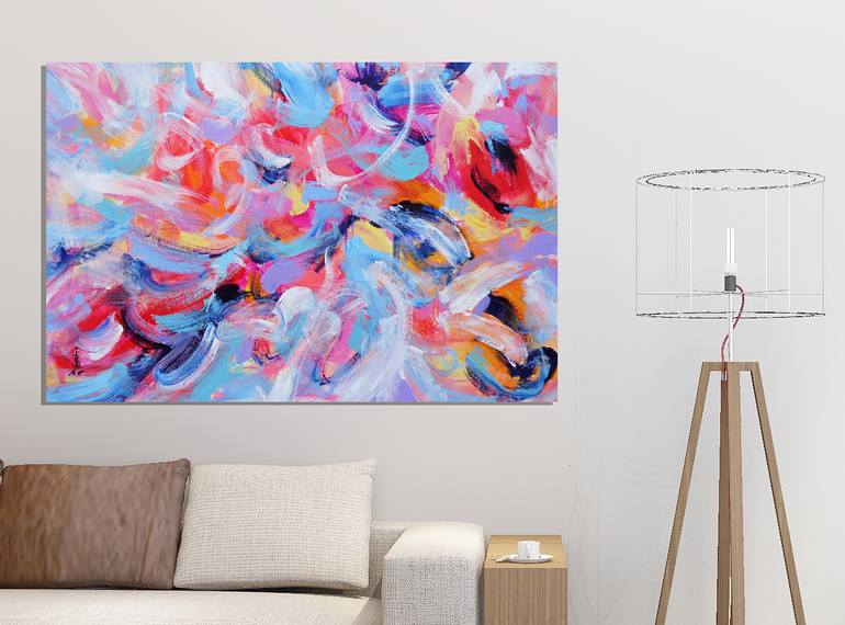 Original Abstract Painting by Misako Chida