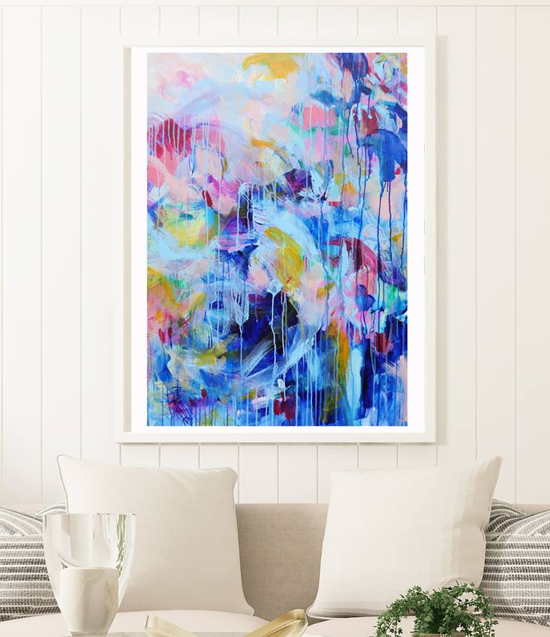 Original Abstract Painting by Misako Chida