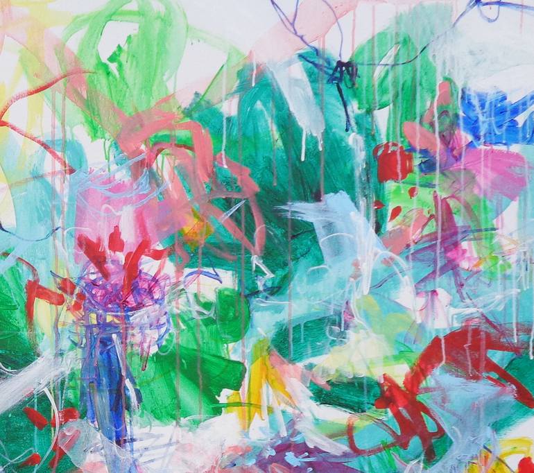 Tropical Paradise No 2 Painting By Misako Chida Saatchi Art